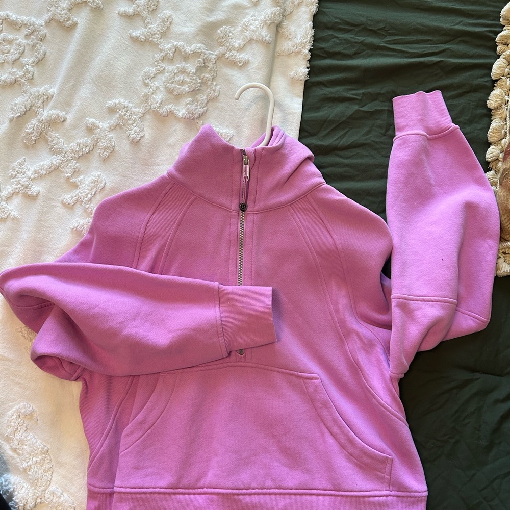 lululemon athletica bubblegum pink Half-Zip Jacket